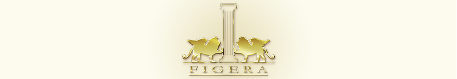 logo figera rappresenta due leoni che si fronteggiano e sorreggono una colonna